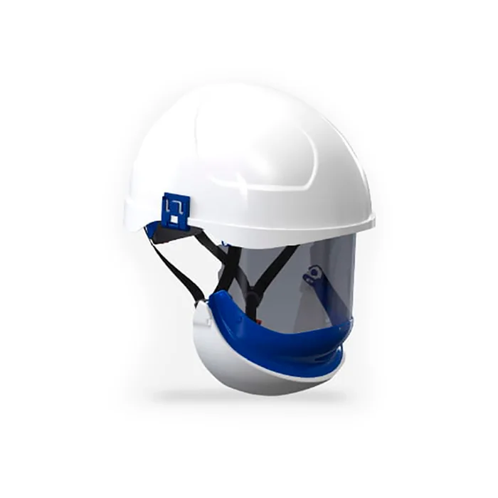 Casco dieléctrico con careta anti arco eléctrico