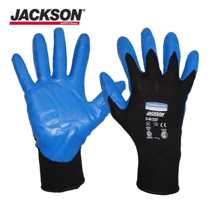 Guantes de nitrilo azul